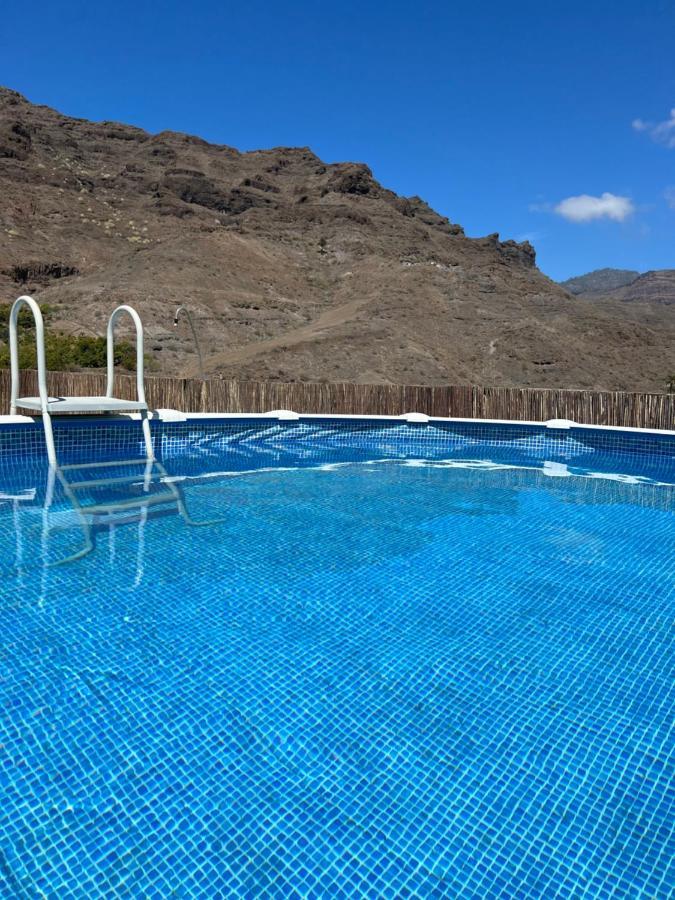 Casa Rural Con Bano Adaptado Y Piscina En Mogan Mogán Exterior foto